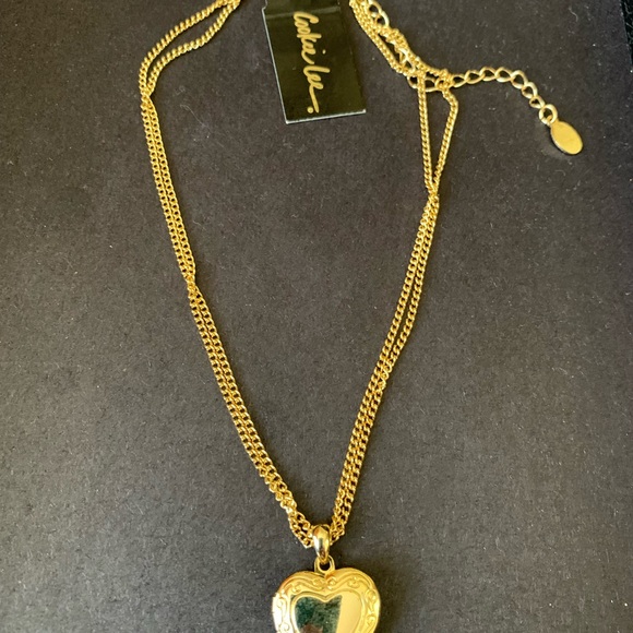 Cookie Lee locket Necklace. Adjustable - Picture 2 of 4